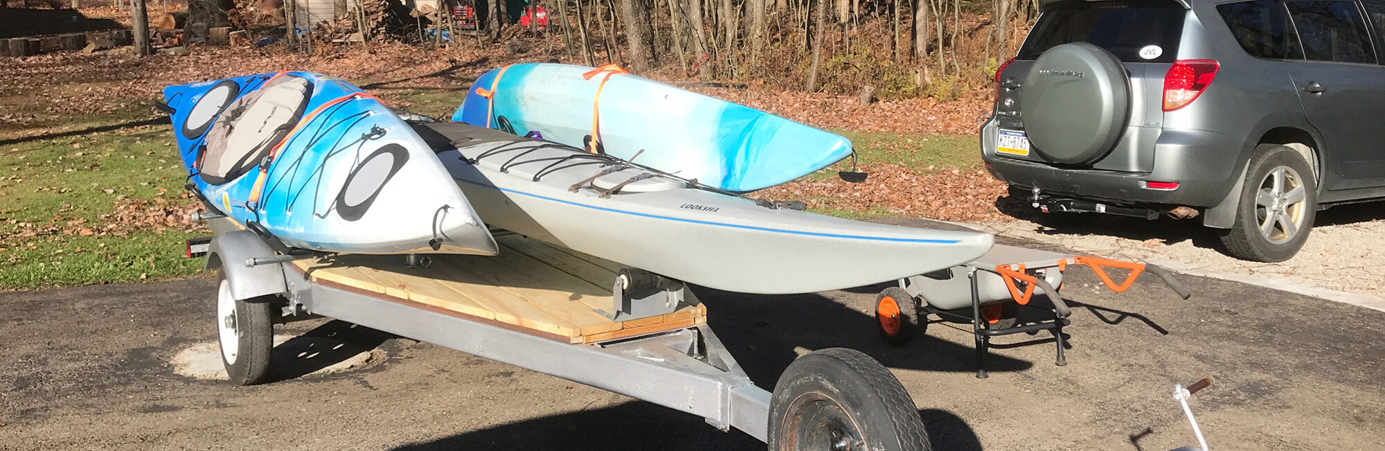 kayak trailer header